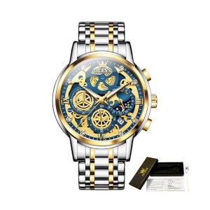 Olevs 9947 Luxury Men Watch with Chronograph Waterproof
