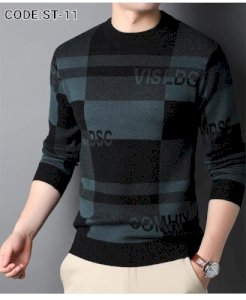 স্টাইলিস্ট ফুল স্লিভ সুতি চায়না উলের টি-শার্ট-CODE-ST11