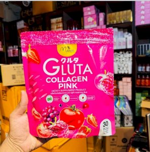 Manee Gluta Collagen Pink Juice 1 Pack 30 Sachets