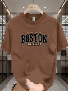 Modern Drop Shoulder Design - Boston Brown