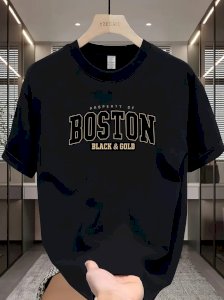 Modern Drop Shoulder Design-Boston Black