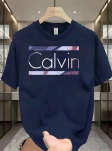 Modern Drop Shoulder Design- Calvin Blue